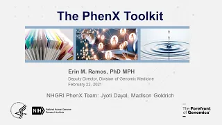 Phenotypes and Exposures (PhenX) Toolkit