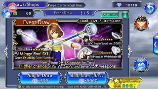 DFFOO- Yet another Yuna Ex attempt. Please let's get a "CHEERFUL PULL!" (please!!😬)