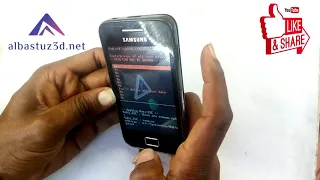 Samsung Galaxy Ace 5830i hard reset   Unlock Pattern Password 100% Eazy