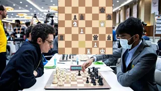 Fabiano Caruana 🇺🇸 Vs Gukesh D. 🇮🇳 || God Level By Gukesh 🔥🔥😮|| Chess Olympiad 2022 R-8