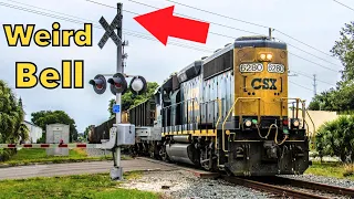 Weirdest Railroad Crossing Bell Ever???