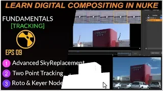 sky replacement in nuke Advanced [Fundamental - EPS 09] || Sky Replacement in Nuke