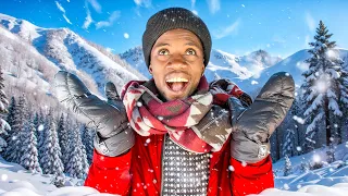 My Boyfriend Seeing Snow for the First Time in His Life!