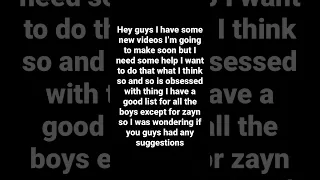 Thanks for the help friends 💛#onedirection #zaynmalik #zayn