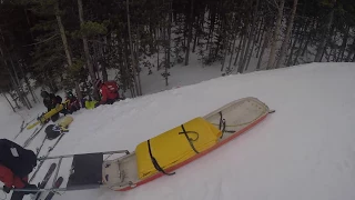 I FOUND A SNOWBOARDER PASSED OUT IN THE TREES