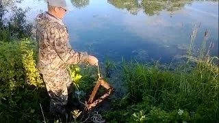 Чем чистить водоросли в месте ловли рыбы