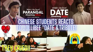 CHINESS STUDENTS REACT TO JOLLIBEE: "DATE & TRIBUTE COMMERCIAL!/ HEARTBREAKING!! 💔😭😭