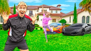 I ESCAPED TO HER SAFE HOUSE!! (Rare Lamborghini Inside)