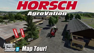 “HORSCH AgroVation, Kněžmost” | FS22 MAP TOUR! | NEW MOD MAP! | Farming Simulator 22 (Review) PS5.