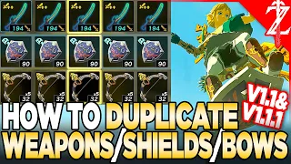 How to Duplicate Weapons, Shields, & Bows (V1.0 - V1.1.1 ONLY) in Tears of the Kingdom