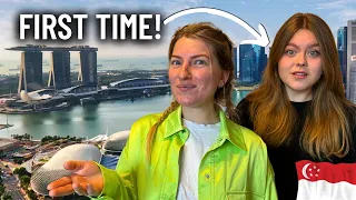 Russian Girl's First Time in SINGAPORE 🇸🇬