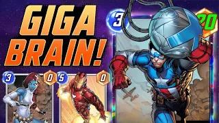 This buffed CAPTAIN CEREBRO deck is big brained!