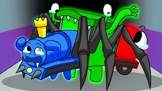 RAINBOW FRIENDs Become CHOO CHOO CHARLES?! (Cartoon Animation)