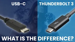 Thunderbolt 3 vs. USB-C - What Is The Difference? [Simple Guide]