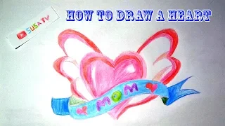 How To Draw A Heart With Wings For Mom | SUSA TV