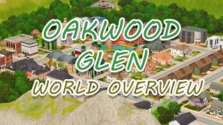 AMAZING SAVE FILE! Oakwood Glen The Sims 3 World Overview