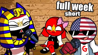 Friday Night Funkin'  Ankha! Mod [HARD] countryhumans (egypt vs america)