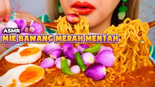 FYP TIKTOK🥢 ASMR MIE KUAH PEDES PAKE BAWANG MERAH MENTAH & CABE RAWIT JAHATT😩 | ASMR Indonesia