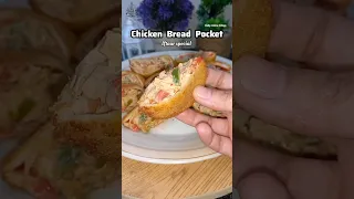 Malai Chicken Bread Pocket Recipe  | Chicken Bread Pockets #ramadanrecipes #trendingshorts #iftaar