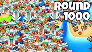 I Got To ROUND 1000 With 100 PARAGONS! (Bloons TD 6)