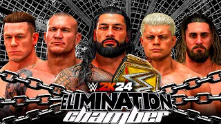 WWE 2K24: Elimination Chamber Epic Gameplay!