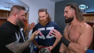 Seth Rollins habla con Kevin Owens & Sami Zayn en Backstage - WWE Raw 10/07/2023 (En Español)