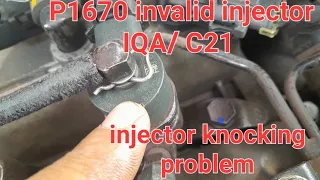 P1670 invalid injector IQA/ C21 present how to Hyundai Verna injector coding