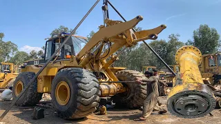 Amazing Repairing Process Of Caterpillar Loader Brake System // Cat Loader 966F Brake Restoration