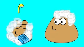 FILHO do POU Tomando BANHO 🧼| Pou Vlogs