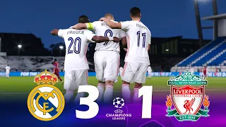 Recreación Real Madrid 3-1 Liverpool - UEFA Champions League 2021