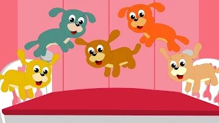Nursery Rhymes By Kids Baby Club - Five little Puppies | Nursery Rhyme