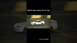 Nissan Skyline R32 VS Tesla #genshinimpact#hoyoverse #nissanskyliner32#tesla#hutao #sucrose#furina