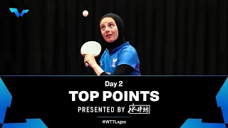 Top Points of Day 2 presented by Shuijingfang | WTT Contender Lagos 2023