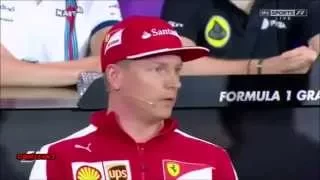 Q: ''Kimi, would Valtteri be a good fit for Ferrari?'' Monaco GP 2015