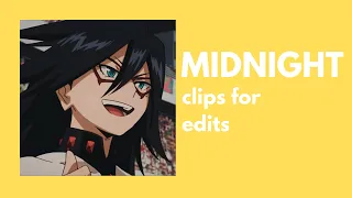 [BNHA] MIDNIGHT clips for edits