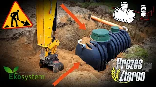 How to install a home sewage treatment plant !? Step by step! From a to Z! In clayey ground!