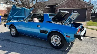 1978 Fiat X1/9 Interior and walk around