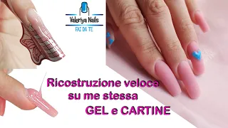 Ricostruzione unghie con Cartine e Gel | Spiego ogni passaggio | Gel monofasico Silcare