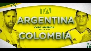 Argentina (0 - 2 ) Colombia - Grupo B - Jornada 1 - Copa América Brasil 2019