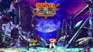 Marvel VS Capcom Wolverine and Ryu Playthrough