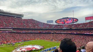 Los Angeles Rams vs. Kansas City Chiefs | National Anthem 2022 Week 12 Game