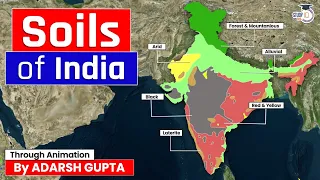 Soils of India Explained through 3D Animation | Indian Geography | UPSC GS1