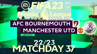 FIFA 23 Bournemouth vs Manchester United | Premier League 2023 | PS4 Full Match