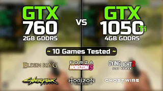 GTX 1050 Ti vs GTX 760 | 10 Games Tested