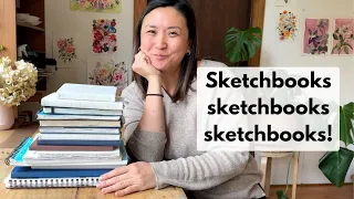 Watercolour Sketchbooks Review & Tour Of ALL My Paintings From The Beginning!