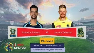 Barbados Tridents vs Jamaica Tallawahs  CPL Live 2019 | 20 MATCH | GAW vs BT  |CPL Live