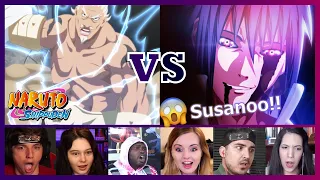 Sasuke vs Raikage  | Reaction Mashup [Naruto Shippuden Episode 203]