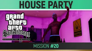 GTA San Andreas: Definitive Edition - Mission #20 - House Party 🏆 Walkthrough Guide