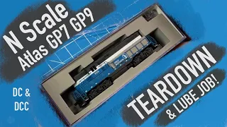 N-Scale Service 101: Atlas GP-7/9 (and similar) Teardown, Lube & Service