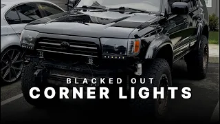 How To Black Out Your Corner Lights In 45 Seconds (HACK) | Retrofit 3rd GEN 4Runner